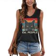 Ew People Cat Saying Introvert Women Men Kids Women's V-Neck Tank Top