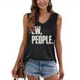EW People Introvert Sarcastic Graphic Style Women's V-Neck Tank Top EW People Introvert Sarcastic Graphic Style Women's V-Neck Tank Top