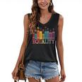Floral Flower Book Equality Human Rights Women's Rights Women's V-Neck Tank Top Floral Flower Book Equality Human Rights Women's Rights Women's V-Neck Tank Top