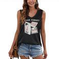 Never Forget VHS Tape Cassette Floppy Disk Nostalgia 80s 90s Women's V-Neck Tank Top