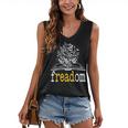 Freadom Freedom Read Banned Books Librarians Women's V-Neck Tank Top