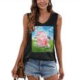 Frutiger Aero Aesthetic Tech Kawaii Strawberry Milk Fishes Women's V-Neck Tank Top Frutiger Aero Aesthetic Tech Kawaii Strawberry Milk Fishes Women's V-Neck Tank Top
