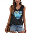 Frutiger Aero Metro Abstract Maximalism 2000s Nostalgia Women's V-Neck Tank Top Frutiger Aero Metro Abstract Maximalism 2000s Nostalgia Women's V-Neck Tank Top