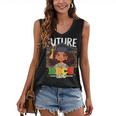 Future HBCU Grad Afro Girl College Graduation Kids Women's V-Neck Tank Top