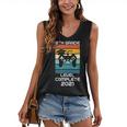 Gamer Graduation 2021 Retro 9th Grade Level Complete Women's V-Neck Tank Top