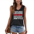Genealogist Miracle Worker Genealogy Graduation Women's V-Neck Tank Top