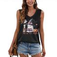 Ghost Reading Book Coquette Bow Halloween Girl Toddler Kid Women's V-Neck Tank Top