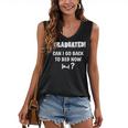 Can I Go Back To Bed Fun Graduation For Him Her T-Shirt Women's V-Neck Tank Top