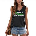 Grade 5 Level Achieved Video Gamer 5th Grade Graduation Women's V-Neck Tank Top