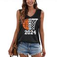 Graduate Senior Class Of 2024 Basketball Player Graduation Women's V-Neck Tank Top
