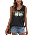 Graduated Graduation Tropical Sunglasses Women's V-Neck Tank Top