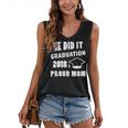 Graduation 2018 Family Shirt He Did It Proud Mom Tee Women's V-Neck Tank Top