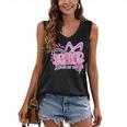 Graduation 2027 Senior 2027 Class Of 2027 Coquette Pink Girl Women's V-Neck Tank Top