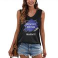 Graduation Graduated Creative Writing Degree University Women's V-Neck Tank Top