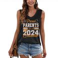 Graduation Proud Parents Of a 2024 Graduate For Mom And Dad Women's V-Neck Tank Top