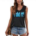 I Did It Graduation Shirt For Graduates And Proud Parents Women's V-Neck Tank Top
