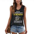 Graduation Student Who Majors In Anthropology Women's V-Neck Tank Top