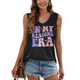 Groovy In My Reading Era Book Lovers Book Reader Women's V-Neck Tank Top