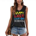 Happy Last Day Of School Graduation Teachers Student Women's V-Neck Tank Top