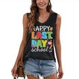 Happy Last Day Of School Teacher Student Graduation Women's V-Neck Tank Top
