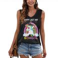 Happy Last Days Of School Graduation Class 2022 Unicorn Girl Women's V-Neck Tank Top