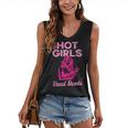 Hot Girls Read Books Cute Book Reader Women Women's V-Neck Tank Top Hot Girls Read Books Cute Book Reader Women Women's V-Neck Tank Top