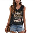 I'm A 10 But I Read Books All Night Bookworm Reader Reading Women's V-Neck Tank Top