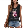 I'm With The Banned Books Bold Statement Against Censorshi Women's V-Neck Tank Top