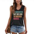 Introvert Cute Horse Lover Horse Riding Equestrian Women's V-Neck Tank Top