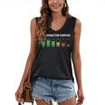 Introvert Tired Battery Women's V-Neck Tank Top Introvert Tired Battery Women's V-Neck Tank Top