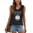 Introvert But Willing To Talk About Cats Women's V-Neck Tank Top