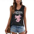 Introverted But Willing To Discuss Axolotl Salamander Women's V-Neck Tank Top Introverted But Willing To Discuss Axolotl Salamander Women's V-Neck Tank Top