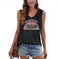 Introverted But Willing To Discuss Cats Rainbow Women's V-Neck Tank Top