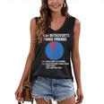 How Introverts Make Friends Sayings For Introverts Women's V-Neck Tank Top How Introverts Make Friends Sayings For Introverts Women's V-Neck Tank Top