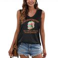 Introvert's Passion For French Patisserie Macarons Women's V-Neck Tank Top