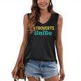 Introverts Unite I Introvert Women's V-Neck Tank Top Introverts Unite I Introvert Women's V-Neck Tank Top