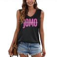 JOMO Joy Of Missing Out For The Introvert Women's V-Neck Tank Top