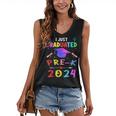 I Just Graduated Pre k Graduation 2024 Pre-Kindergarten Women's V-Neck Tank Top