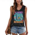 Be Kind Rewind 90s VHS Nostalgia Retro Women's V-Neck Tank Top Be Kind Rewind 90s VHS Nostalgia Retro Women's V-Neck Tank Top
