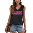 Latina Graduation Educated Latina Chingona With A Masters Women's V-Neck Tank Top