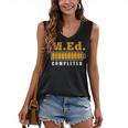 Master Graduation Completed Master Of Education Teacher Men Women Women's V-Neck Tank Top