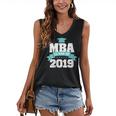 MBA Class Of 2019 Graduate Business School Graduation Women's V-Neck Tank Top