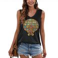 Melanin Afro Women Girl Book Librarian History African Women's V-Neck Tank Top