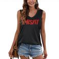 Misfit Outfit And Costume Introvert Apparel Women's V-Neck Tank Top Misfit Outfit And Costume Introvert Apparel Women's V-Neck Tank Top