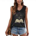 Mystic Astral Lunar Celestial Witch Spell Book Women's V-Neck Tank Top