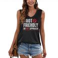 Not Friendly Do Not Approach Witty Introvert Tee Women's V-Neck Tank Top Not Friendly Do Not Approach Witty Introvert Tee Women's V-Neck Tank Top