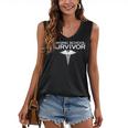Nursing School Survivor TShirt Student Nurse Graduation Women's V-Neck Tank Top