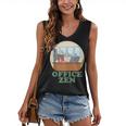 Office Zen Introvert Office Staff Secretary Employee Admin Women's V-Neck Tank Top