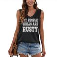 My People Skills Are Rusty Introvert SPN Moments Women's V-Neck Tank Top