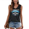 Pharmacy Graduation Pharmacist Pharmd Parent Grad Dad Brag Women's V-Neck Tank Top